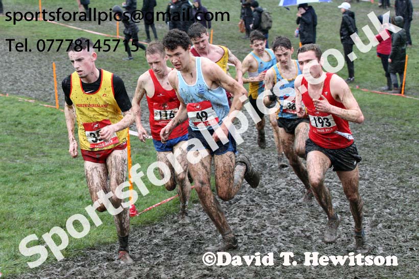 Senior boys 2019 New Balance English Schools Cross Country Champs, Temple Newsam, Leeds. Photo:  David T. Hewitson/Sports for All Pics